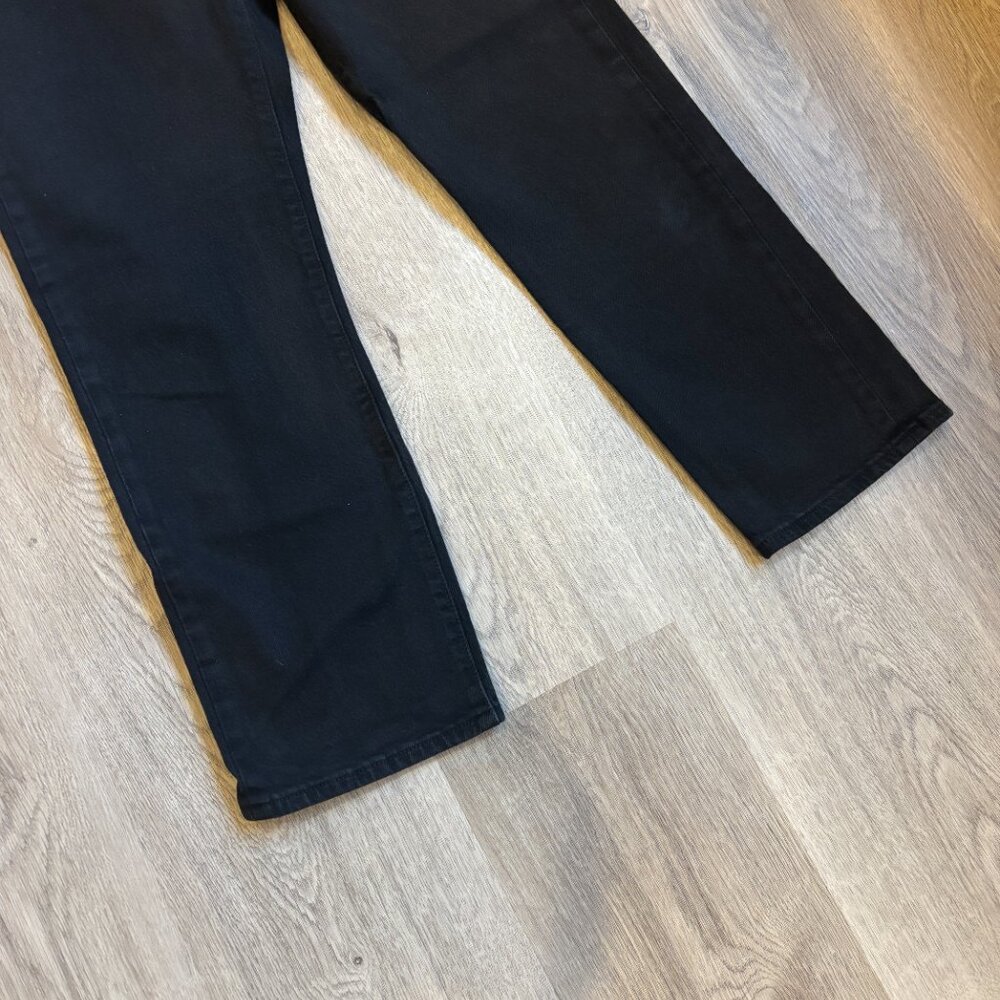 Levi's Women's Wedgie Straight Jeans Dark Black Size 26x26 - Picture 10 of 10